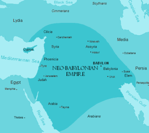 Map of the Neo-Babylonian (Chaldean) Empire