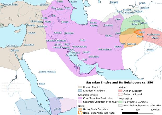 Sasanians-Hephthalites-Nexak Shah- Alkhans