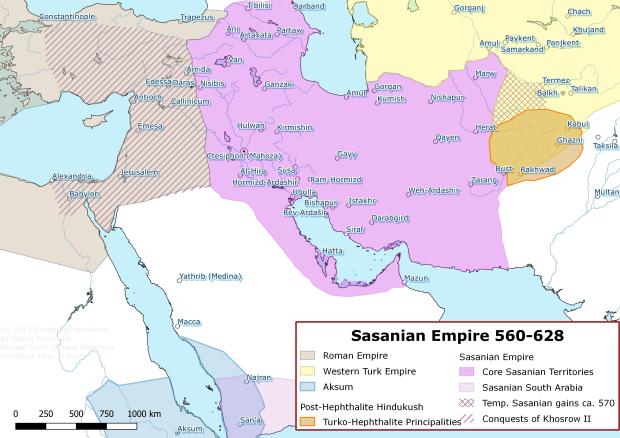 Sasanians Empire and Its Neighbours 560-630 CE